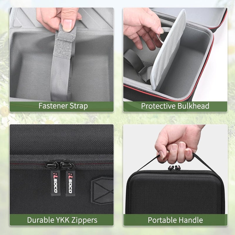 RLSOCO Carrying Case for Samsung The Freestyle 2nd Gen & XGIMI MoGo 2 Pro/MoGo 2 Portable Projector (Case Only) - Image 3